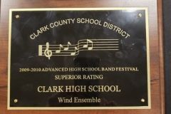 2010 - CCSD Concert Band Festival