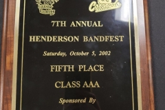 2002 - Henderson BandFest
