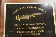 2005 - CCSD Concert Band Festival
