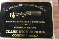 2000 - CCSD Concert Band Festival