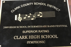2009 - CCSD Concert Band Festival