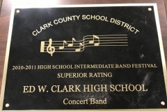 2011 - CCSD Concert Band Festvial