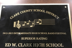 2013 - CCSD Concert Band Festival