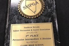 2012 - SNIPGA Indoor Percussion