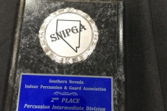 2012 - SNIPGA Indoor Percussion